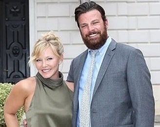 A picture of Kelli Giddish and her husband, Lawrence Faulborn.